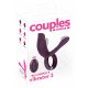 Couples Choice - nabíjecí kroužek na penis na dálkové ovládání (fialový)