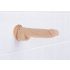 Naked Addiction Thrusting 9 - bezdrátový, rádiem řízený, vibrační vibrátor - přírodní (23cm)