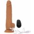 Naked Addiction Thrusting 9 - bezdrátový, rádiem řízený, vibrační vibrátor - tmavý (23cm)