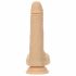 Naked Addiction Thrusting 7,5 - dobíjecí, vibrační vibrátor (19 cm) - přírodní