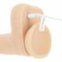 Naked Addiction Thrusting 7,5 - dobíjecí, vibrační vibrátor (19 cm) - přírodní