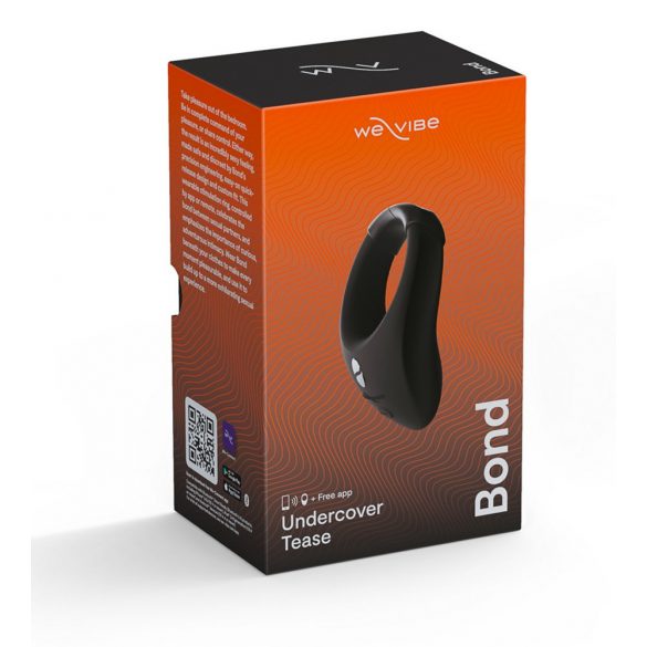 We-Vibe Bond - anneau pénien vibrant intelligent (noir)