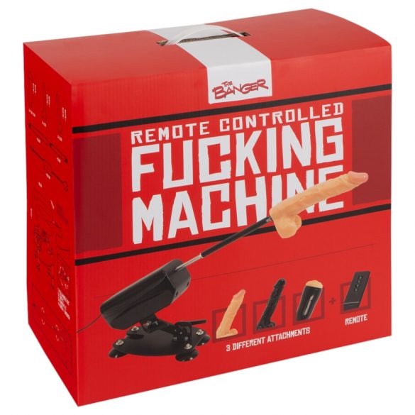 The Banger Fucking Machine - Sex Machine with 2 Dildos and Artificial Vagina 