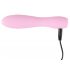 Cuties Mini 3 - vibromasseur rechargeable et étanche, nervuré (rose)