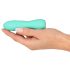 Cuties Mini 3 - oplaadbare, waterdichte, geometrische vibrator (groen)