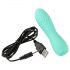 Cuties Mini 3 - Vibromasseur étanche géométrique rechargeable (vert)