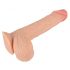 Nature Skin - Dildo s kůží - 19 cm (přírodní)