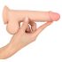 Nature Skin - dildo met huid - 19 cm (natuurlijk)