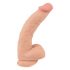 Natute Skin - dildo z kůží - 25 cm (přirozený)