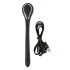 Plug péniens - vibrateur urétral rechargeable (0,6-1,1cm) - noir