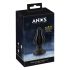 ANOS - super doux, texturé anal dildo - 5cm (noir)