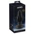 ANOS - superzacht geribbelde anale dildo - 7cm (zwart)