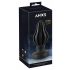 ANOS - dildo anal super doux à nervures - 7 cm (noir)