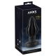 ANOS - dildo anal super doux à nervures - 7 cm (noir)