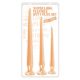 You2Toys - extra lange anale dildo set (3-delig) - naturel