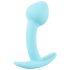 Cuties Mini Butt Plug - silikonové anální dildo - modré (2,6cm)