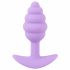 Cuties Mini Butt Plug - silikonové anální dildo - fialové (2,8cm)