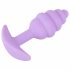 Cuties Mini Butt Plug - silikonové anální dildo - fialové (2,8cm)