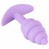 Cuties Mini Butt Plug - silikonové anální dildo - fialové (2,8cm)