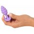 Cuties Mini Butt Plug - silikonové anální dildo - fialové (2,8cm)