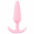 Cuties Mini Butt Plug - silikonové anální dildo - růžové (2,1cm)