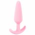 Cuties Mini Butt Plug - silikonové anální dildo - růžové (2,1cm)