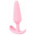 Cuties Mini Butt Plug - silikonové anální dildo - růžové (2,1cm)