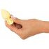 Cuties Mini Silicone Anal Plug - Yellow (3.1cm) 