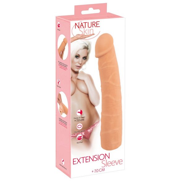 Nature Skin - prolongateur et épaississeur pénien (24cm)