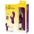 SOURIRE - vibrateur rechargeable à 3 moteurs avec stimulateur de clitoris (violet)