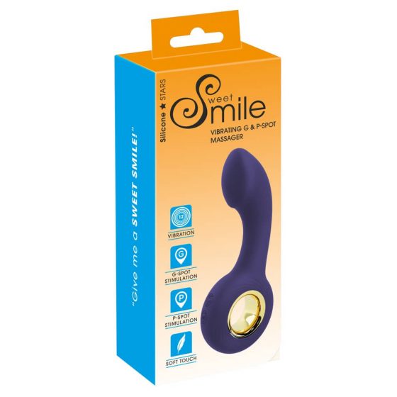SMILE - dobíjecí vibrátor s bodem G a P (fialový)