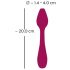 You2Toys Rosenrot - Vibromasseur flexible pour point G (rouge)