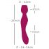 You2Toys Rosenrot - masseur vibreur rechargeable en forme de rose (rouge)