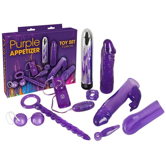 You2Toys - Aperitif Violet - kit vibreur (9 pièces)