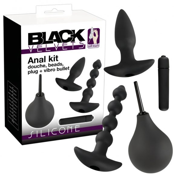 You2Toys Black Velvets Anal Kit - análna súprava (4 dielna)