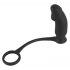 You2Toys Black Velvets Ring&Plug - análny vibrátor s krúžkom na penis