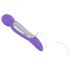 Baguette Sourire - Vibromasseur double moteur (violet)