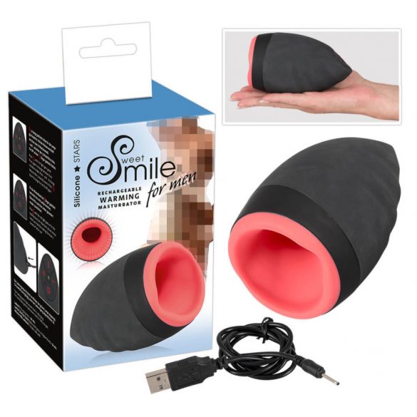 SMILE Chauffant Masturbateur - bouche chauffante pour hommes