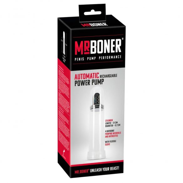 Mister Boner Automatic - nabíjecí pumpa na penis