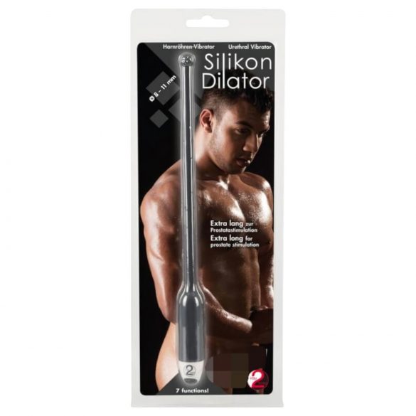 You2Toys DILATOR - longue sonde urétrale en silicone - noir (8-11mm)