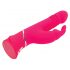 Happyrabbit Thrusting - oplaadbare, duwende vibrator met clitorisstimulator (roze)