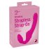 You2Toys Vibrating Strapless Strap-On - připínací vibrátor bez upevňovacího pásu (růžový)