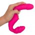 You2Toys Vibrating Strapless Strap-On - připínací vibrátor bez upevňovacího pásu (růžový)