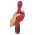 You2Toys Massager - duwende-roterende, verwarmde G-spot vibrator (rood)