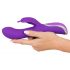 SMILE Rotatif Turbo - vibromasseur rechargeable avec tête rotative (violet)