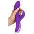 SMILE Rotatif Turbo - vibromasseur rechargeable avec tête rotative (violet)