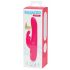 Happyrabbit Curve Slim - vodotěsný, dobíjecí vibrátor s hůlkou (růžový)