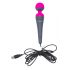 PalmPower Wand - masseur vibrant avec powerbank (rose-gris)