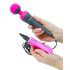 PalmPower Wand - masseur vibrant avec powerbank (rose-gris)