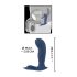 Plug anal rechargeable - bleu